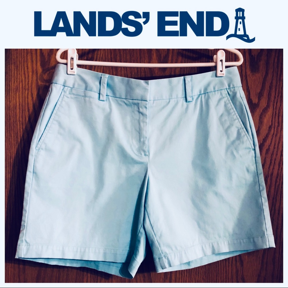 Lands End Baby Blue Shorts 10P